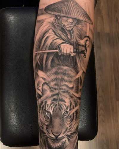 25 Tiger Tattoo on Arm Ideas