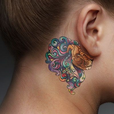 Neck Lion Tattoo: 17 Subtle and Striking Designs