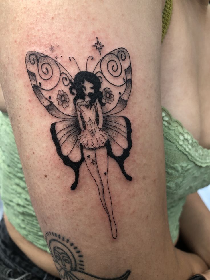 27 Fairy Tattoo Designs : Spiritual, Gothic, Fineline & Uncommon Ideas