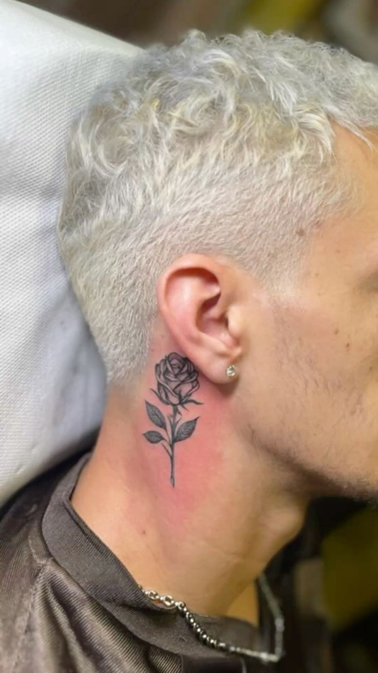 30 Behind Ear Tattoo Ideas for Men and Women Unique, Meaningful, Minimalist, Sparkle & More