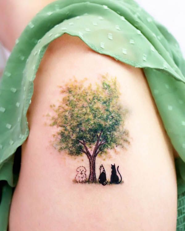 26 Forest Tattoo Designs for Men and Women | Small, Meaningful, First Tattoo Ideas