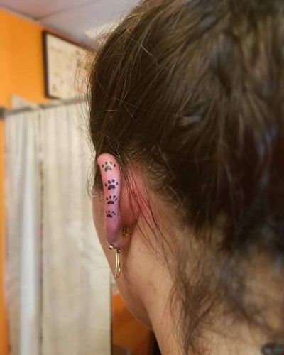 17 Unique Dog Tattoo Ideas for Ears