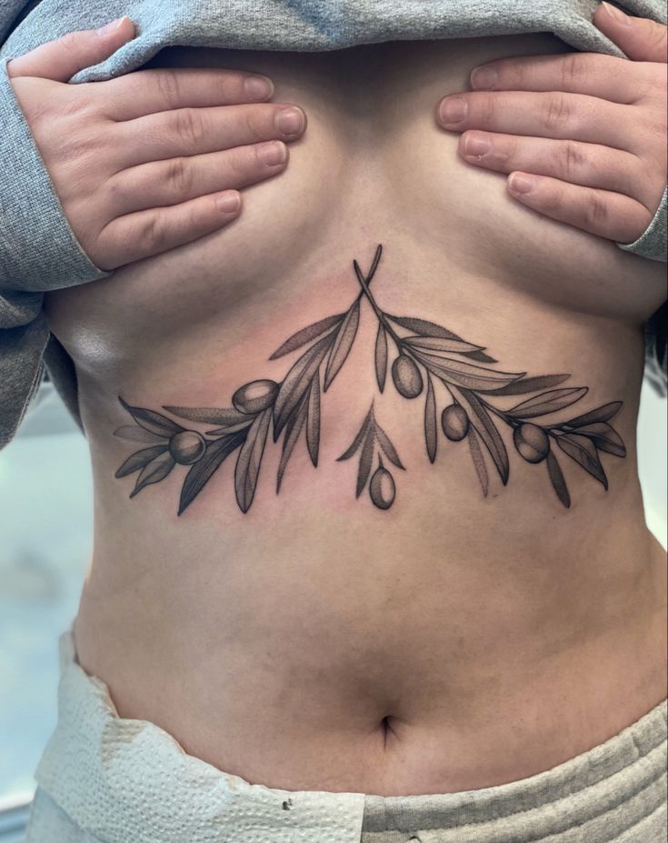 26 Olive Branch Tattoo Ideas : Fine Line, Arm Wrap, Minimal, American Traditional Designs