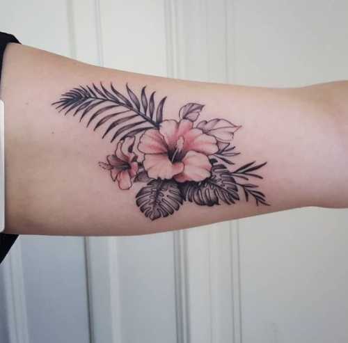 26 Hibiscus Flower Tattoo Ideas