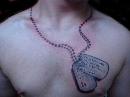 19 Dog Tag Tattoo Ideas