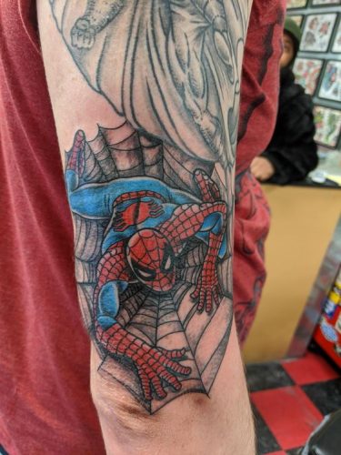 Top 19 Spider Man Tattoo Ideas