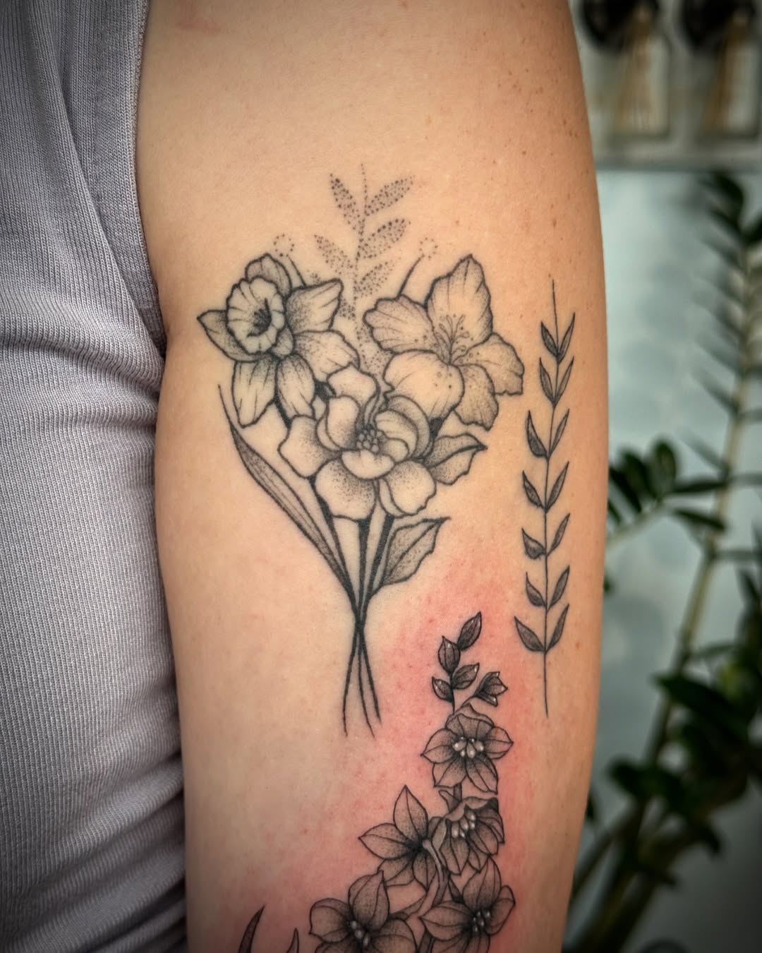28 Larkspur Tattoo Ideas: Delicate July Blooms with Big Meaning