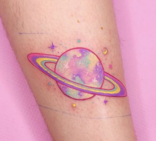 Explore 23 Stunning Solar System Tattoo Ideas for : Celestial Body Art for Men and Women