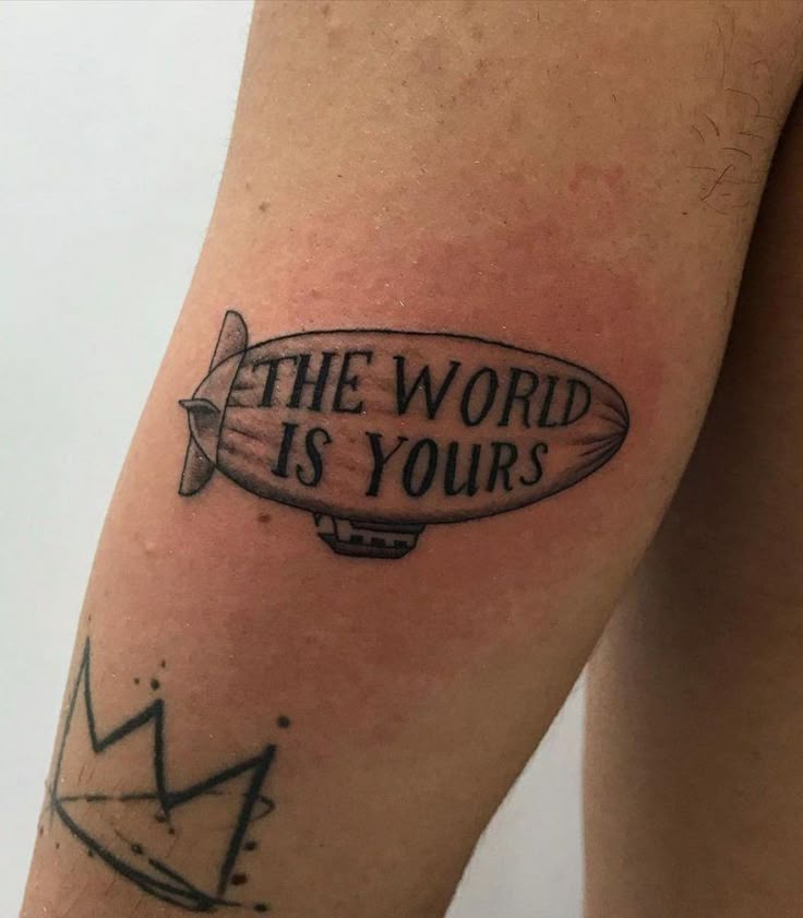 25 The World Is Yours Tattoo Ideas : Scarface Designs, Forearm, Leg & Women Tattoos