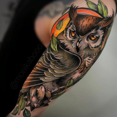Explore 21 Stunning Owl Tattoo Designs for : Symbolism and Artistry in Ink