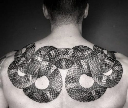 19 Snake Tattoos on Back Ideas for a Striking Look