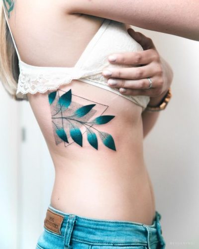 33 Bold Color Tattoo Ideas
