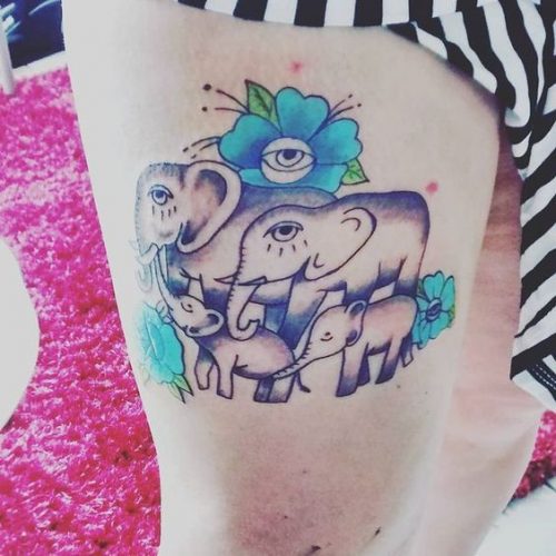 22 Elephant Leg Tattoos Ideas