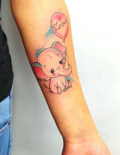 27 Small Elephant Tattoo Ideas