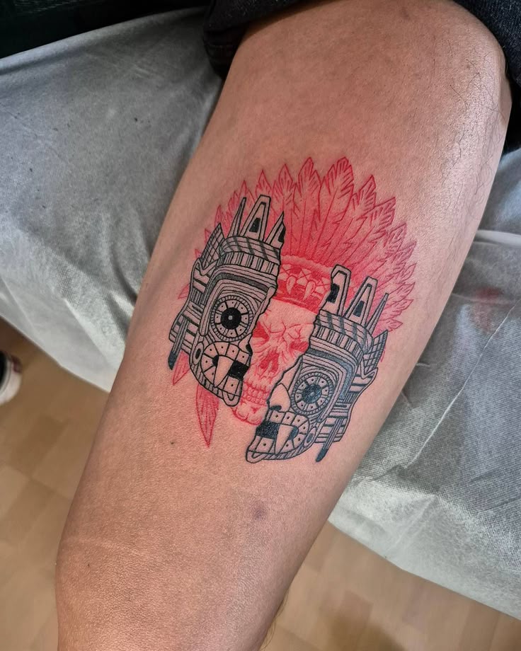 Aztec Tattoo 25 Ideas : Mexican Art Traditional Designs For Men and Women