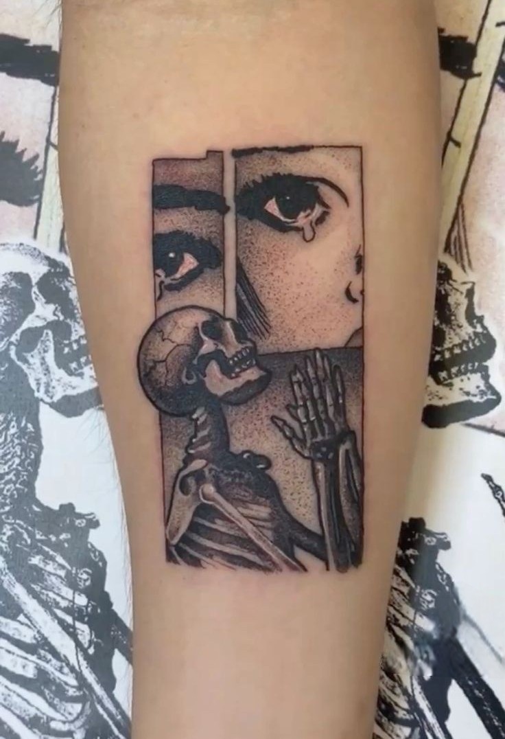 25 G59 Tattoos : Skull, Skeleton Hand, Barbed Wire, Ruby, $B, Lyrics, Stencil Tattoo Ideas