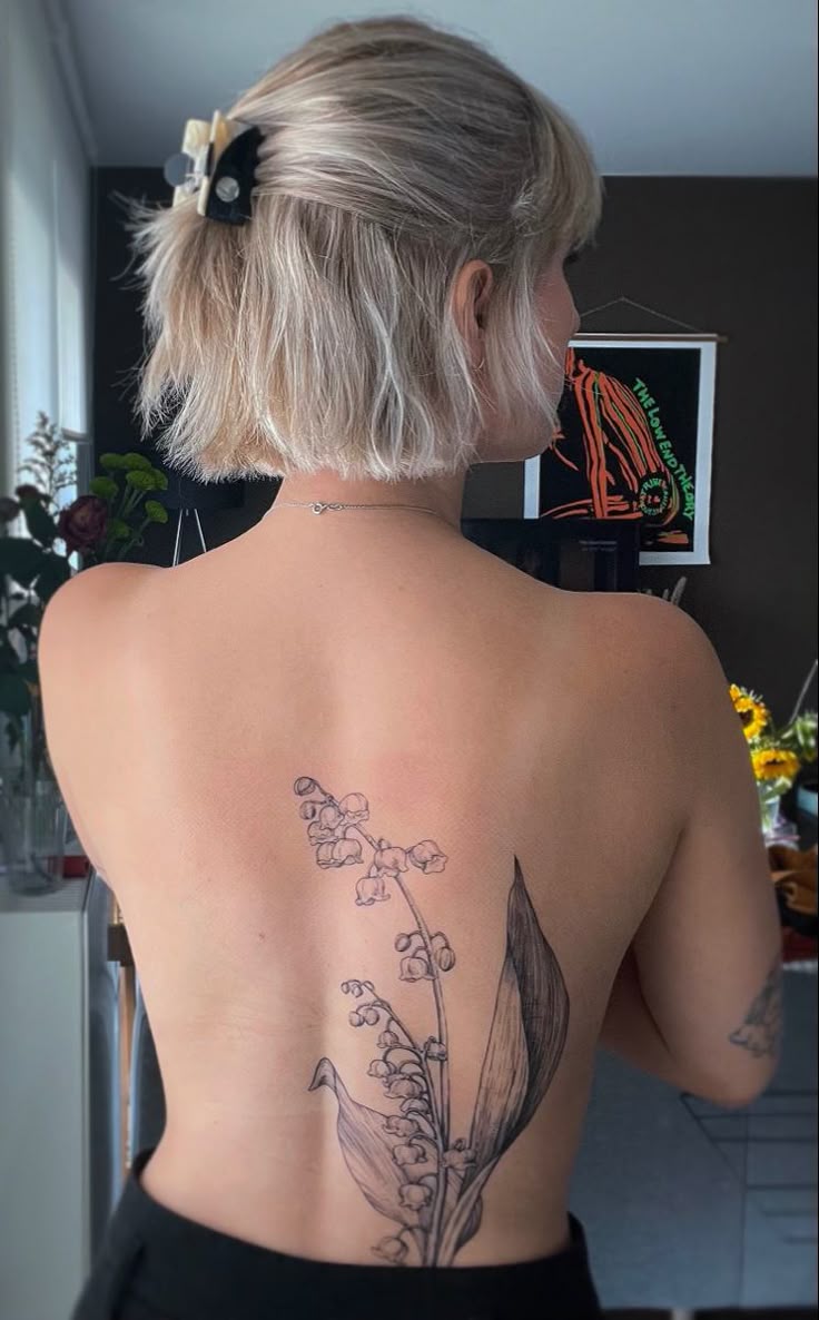 26 Stunning Lily of the Valley Tattoo Ideas