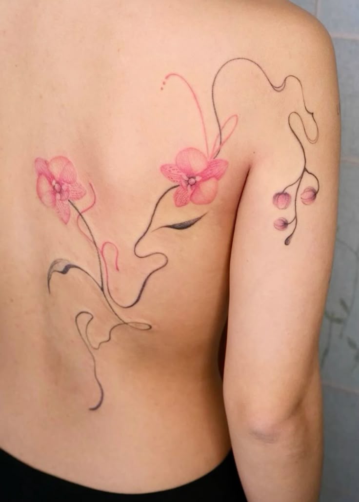 26 Orchid Tattoo Ideas for Minimalist, Colour, and Fine Line Designs