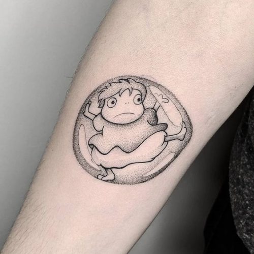 Explore Top 20 Ponyo Tattoo Designs – Embrace Studio Ghibli Magic in