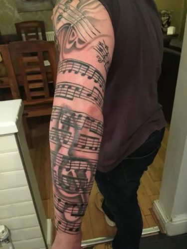 Melodic Ink 25 Music-Inspired Tattoo Ideas for Men