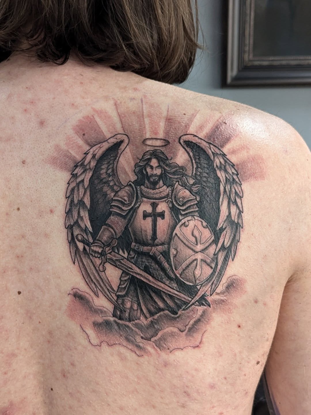 28 Archangel Michael Tattoo Designs for Men and Women   Realism, Sleeve, and Geometric Ideas