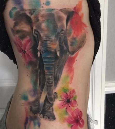 24 Elephant Tattoos on Back Ideas