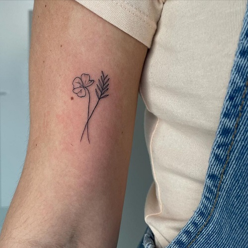 26 February Birth Flower Tattoo: Stunning Designs Inspired by Violets and Iris