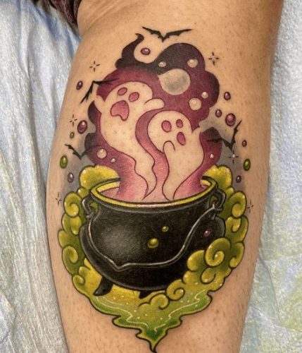 Unveiling 25 Cute Halloween Tattoo Designs: Ghosts, Ghouls, and Whimsical Wonders Get Inked!
