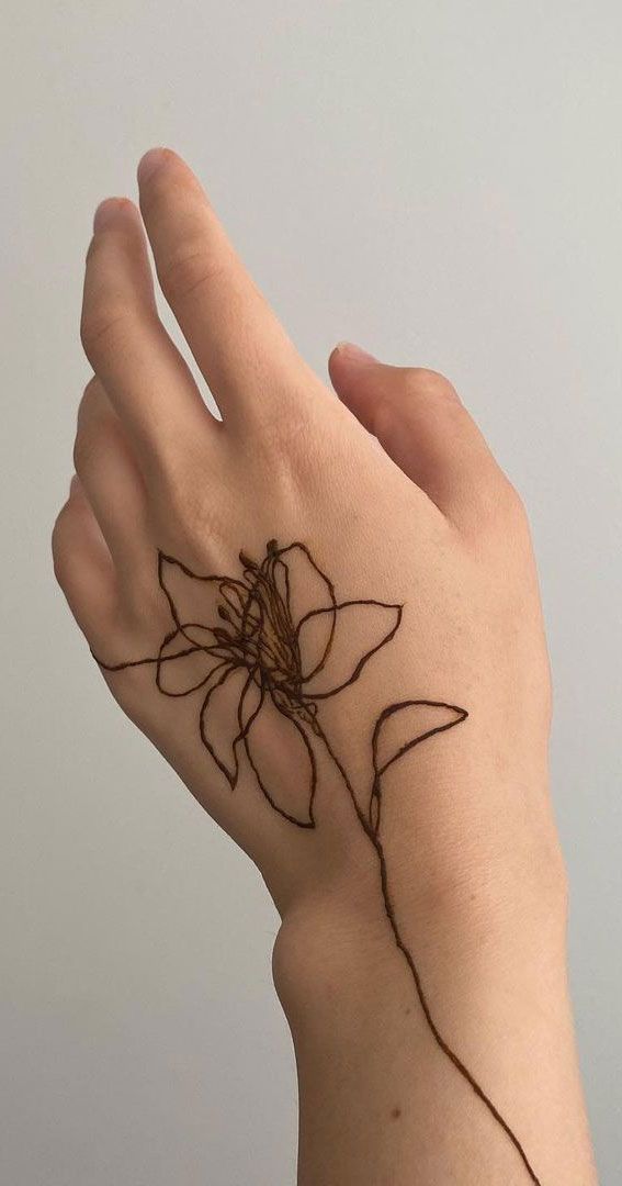 28 Stunning Henna Tattoo Designs for Hand, Arm, Back, and Leg Simple, Cute, Aesthetic Ideas