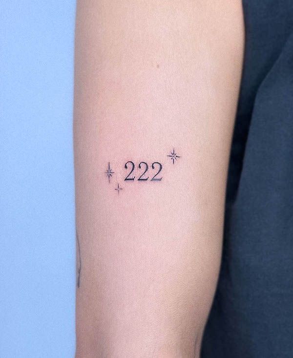 31 Ideas 222 Tattoo: Meanings, Fonts, and Placements You ll Actually Want