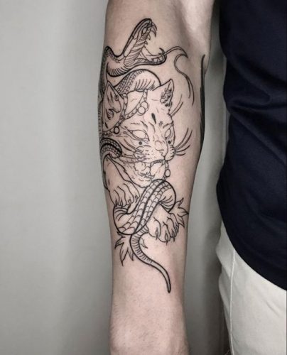 18 Cat Tattoo Ideas for Men