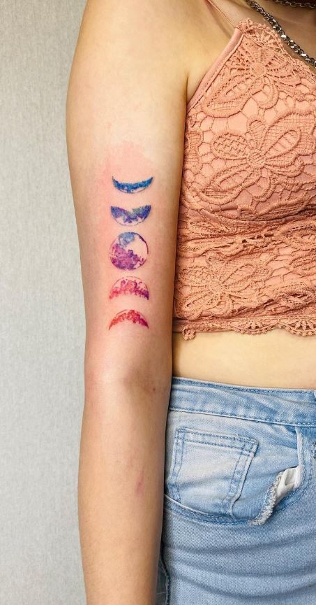 28 Moon Phases Tattoo Ideas Full of Symbolism and Style