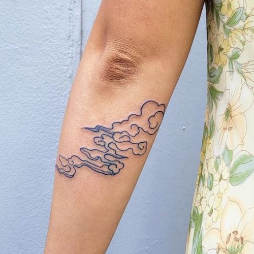 The Art of Cloud Tattoos: 22 Heavenly Designs for
