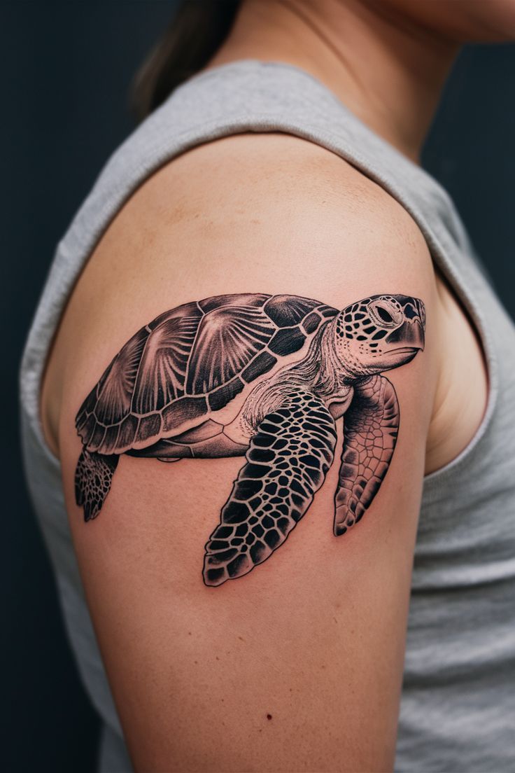 26 Shoulder Tattoo Ideas Women and Men – Ornamental, Fine Line, Eagle, Stencil, and More