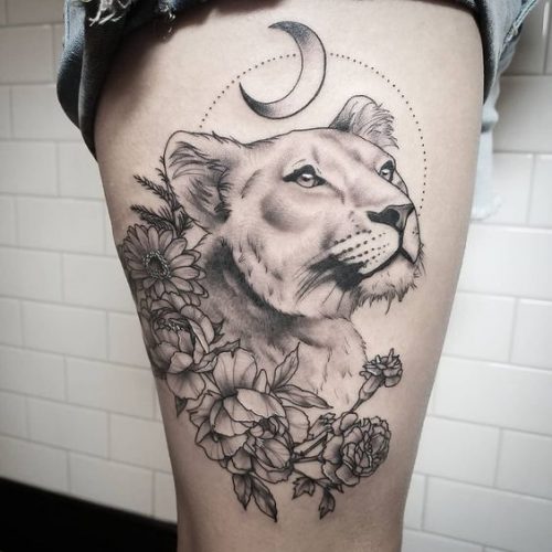 Lion Tattoo for Women: 20 Graceful and Empowering Designs
