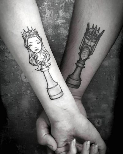 Explore 20 Unique Chess Piece Tattoos for : Symbolism & Artistry in Ink