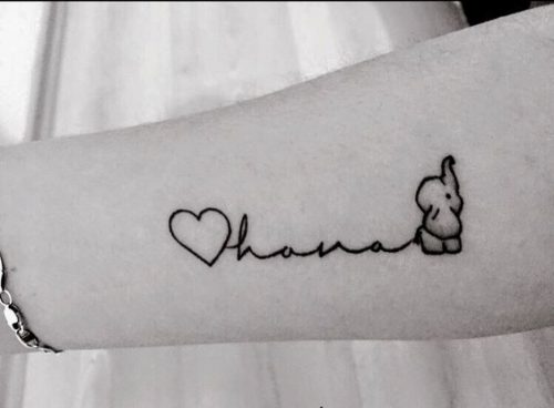 18 Elephant Tattoos Simple Ideas