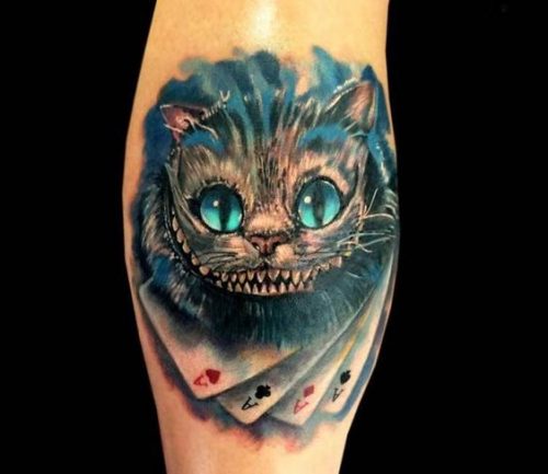 15 Cheshire Cat Tattoo Ideas for Whimsical Souls