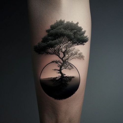 Explore 20 Unique Tree Tattoo Designs for : Symbolism & Artistry in Nature-Inspired Tattoos