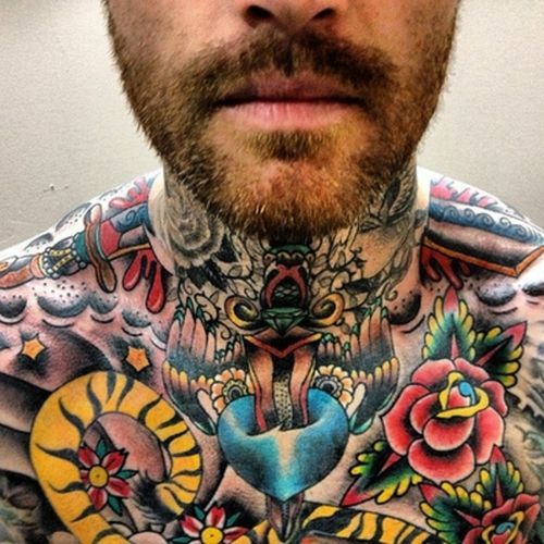 Neck tattoos for men 19 ideas