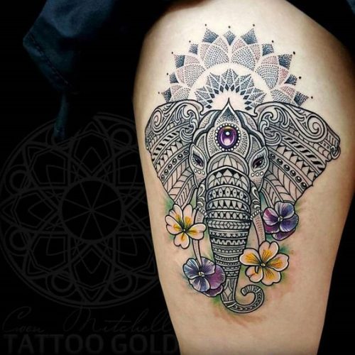 22 Elephant Leg Tattoos Ideas