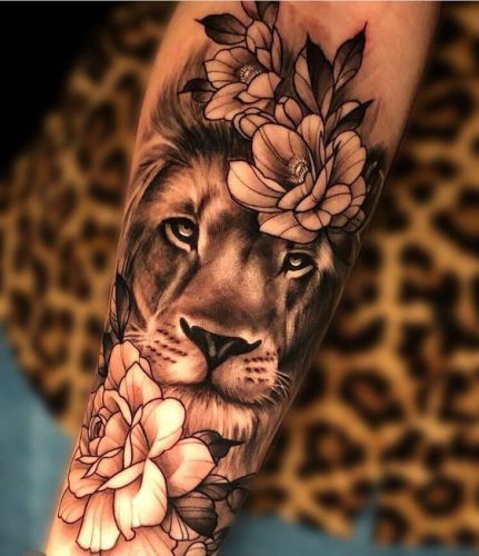 24 Lion Tattoo Half Sleeve: Showcase Power and Artistry