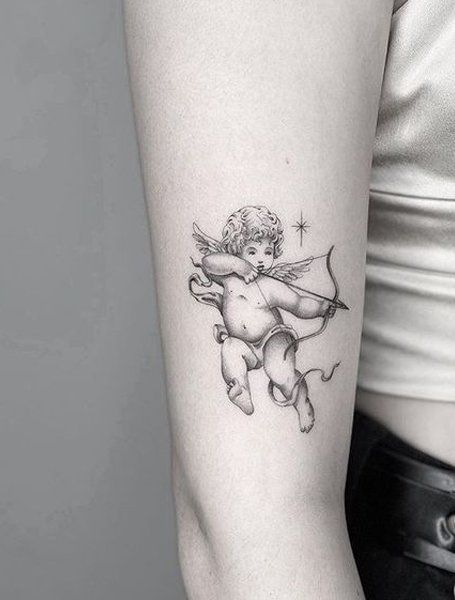 25 Angel Tattoo Ideas : Guardian, Cherub, and Dark Designs for Men and Women