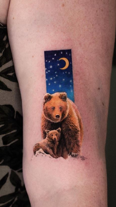 30 Bear Tattoo Ideas : Grizzly, Polar, Teddy & Realistic Bear Tattoos for Men and Women