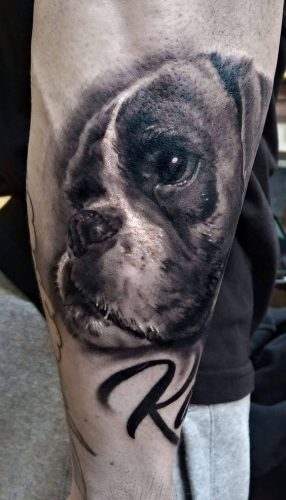 24 Dog Portrait Tattoo Ideas