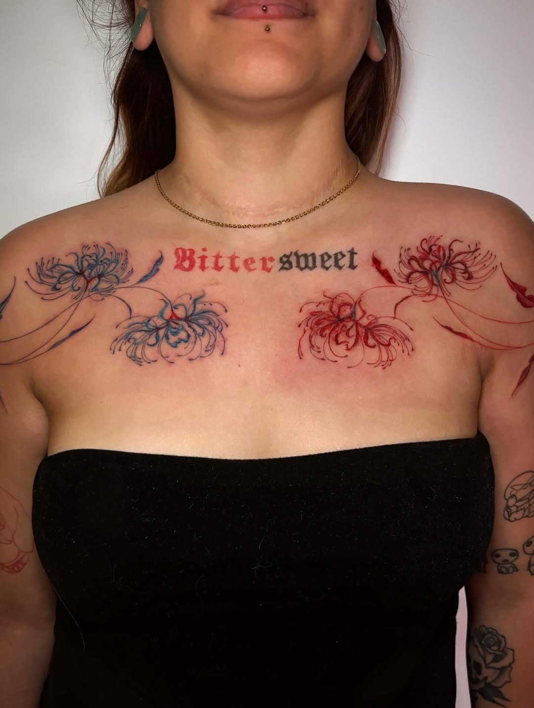 27 Collarbone Tattoo Ideas With Minimalist, Floral, Color, and Fine Line Designs