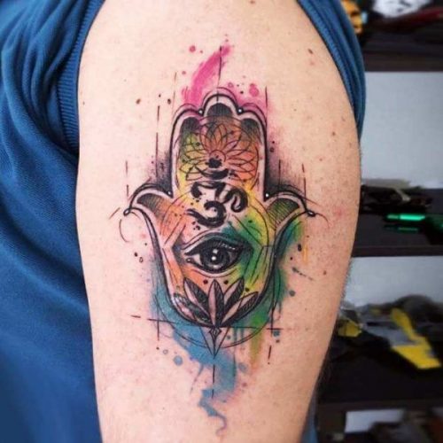 Discover 20 Unique Hamsa Hand Tattoo Designs for : Spiritual Symbols and Modern Art