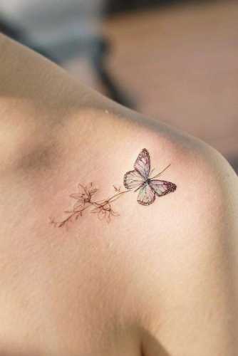 29 Tiny Butterfly Tattoo Ideas
