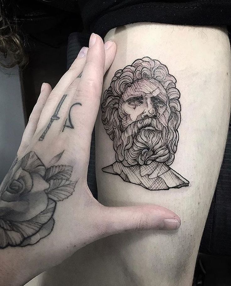 26 Zeus Tattoo Ideas for Sleeve, Forearm, and Full Back Designs with Greek Gods Mythology