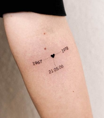 19 Date Tattoo Ideas for